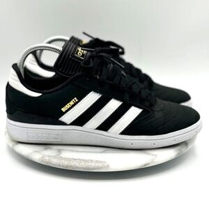 Adidas Busenitz Skateboarding Shoes Men's Size 7.5 Black‎ Suede Lace-Up IG5253